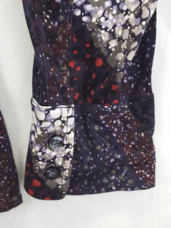 Kenneth Cole Shirt Mens Large Black Red Club 100% Cotton Button-Up - Picture 4 of 9